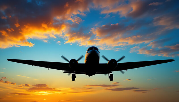 plane in the sky airplane in the sunset airplane in the sky beautiful view and seen beautiful background and wallpaper hd picture 