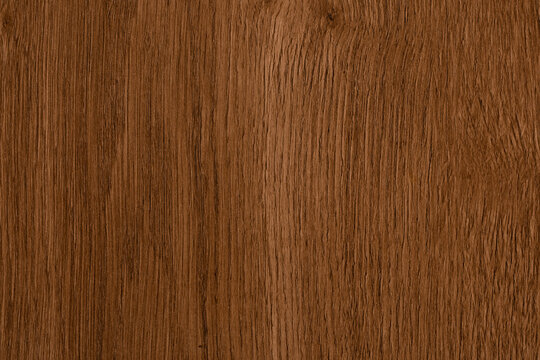 A sample of a plastic wall panel made to look like wood, copy space.
