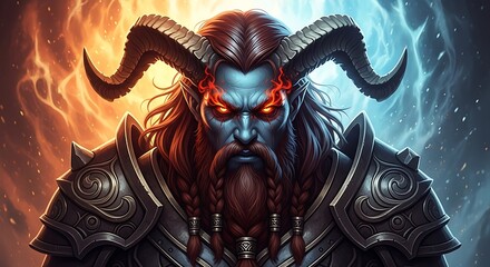 Demonic Figure, Focused on Destruction.