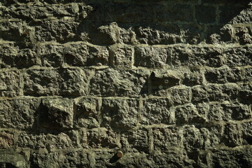 Granite stone masonry wall surface texture