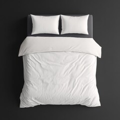 Featuring soft, white fabric with a smooth texture, this bedding set is perfect for creating a cozy and elegant bedroom atmosphere, ideal for restful sleep and adding a touch of stylish decor