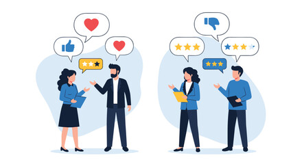 Customers share opinions and feedback on products and services discussed through social media conversations