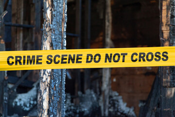 Crime scene, do not cross - Police tape