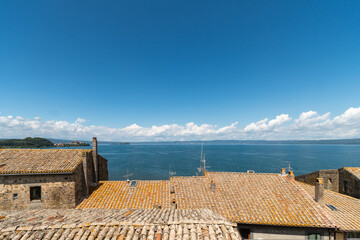 Veduta di Capodimonte - Viterbo - Lazio - Italia