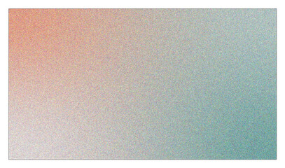 Fototapeta premium Delicate gradient background with a subtle noise texture, transitioning from peach to teal, creating a soft and calming visual effect