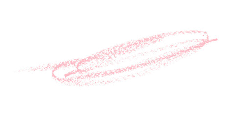 Pink pencil hand writing rhythm set on transparent background