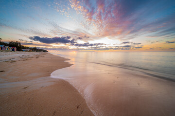 A Morning Beach Scene at Dromana
