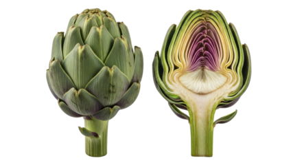 Isolated Artichoke