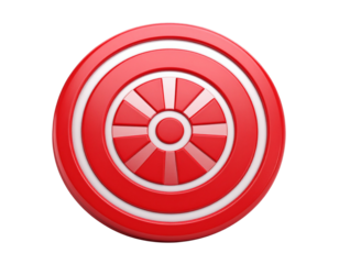 3D target dartboard transparent background