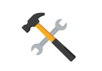 Essential Repair Tools: Hammer and Wrench.
