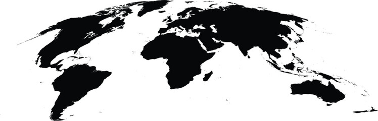 black world map