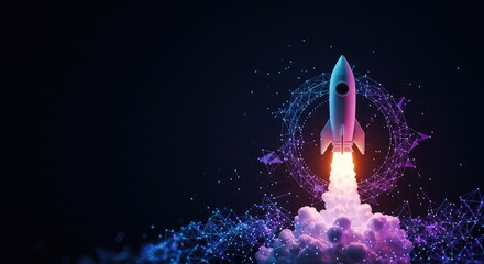 Ignite Your Brand with a Stunning Rocket Launch, Perfect for Tech Startups and Innovative Business Concepts, Showcasing Growth, Success, and Forward Momentum