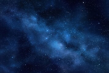 Stunning view of the night sky filled with countless stars and a luminous stretching across the darkness