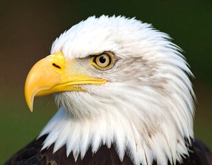 Obraz premium Bald eagle portrait close-up