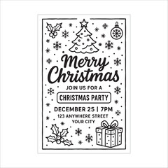 Premium Christmas Flyer Design Template