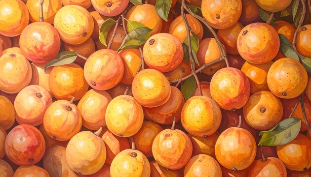 Close-up of vibrant fruit clusters