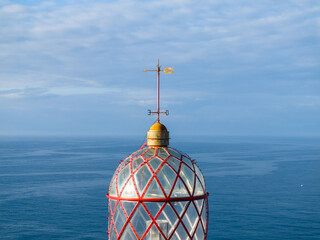 Faro de Punta Nariga en Malpica, A Coruña, Galicia