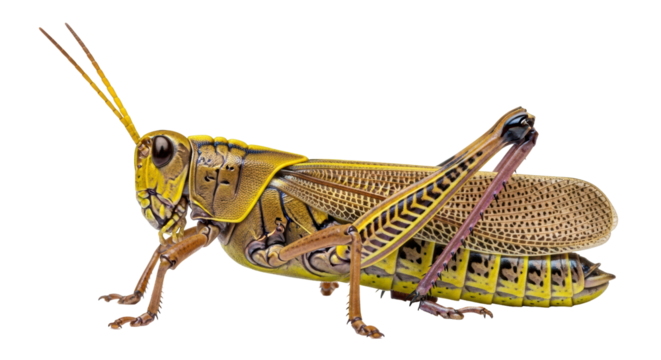 Isolated Grasshopper