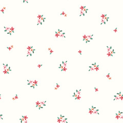  Mix multicolour abstract ditsy beautiful floral seamless print pattern