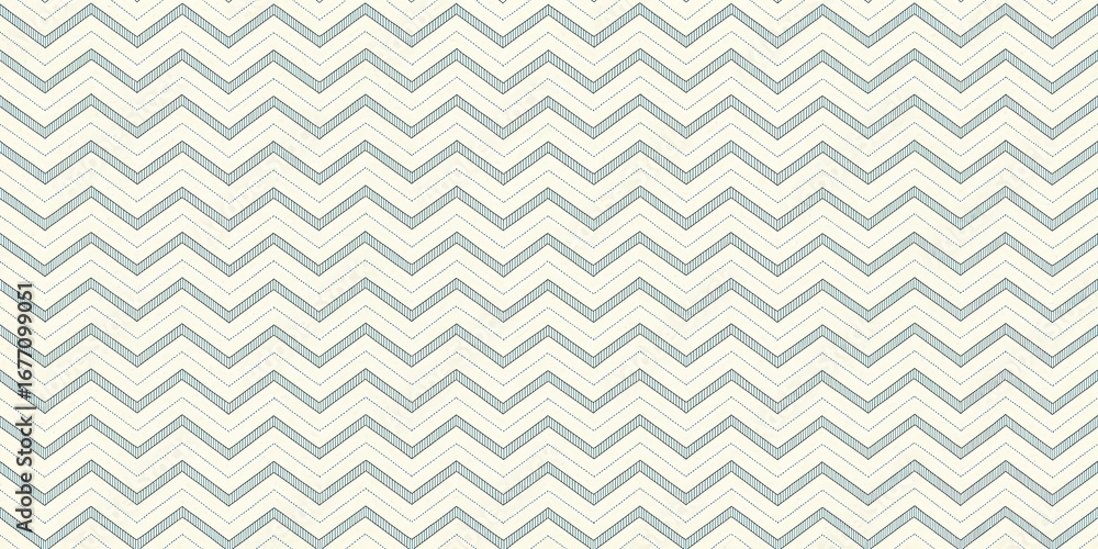 Poster subtle off white and gray zigzag pattern with a textured fabric appearance