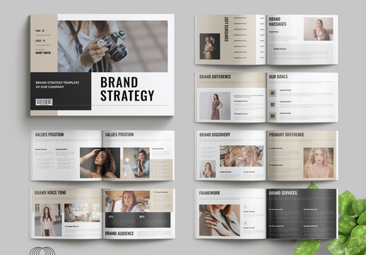 Brand Strategy Template Landscape