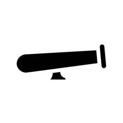 cannon glyph icon