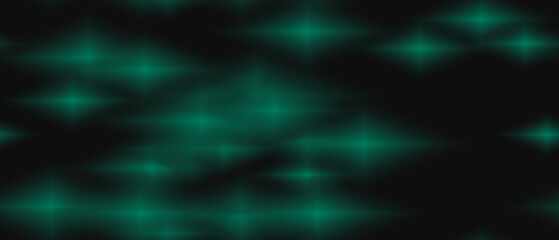Teal Green Glowing Lights Dark Background Header image