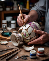Ceramic Vase Restoration - Art and Skill