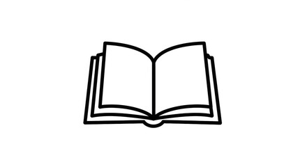 Discover knowledge and wisdom with this beautifully rendered open book illustration, symbolizing learning and education.