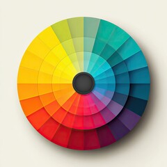 Obraz premium Circular color palette