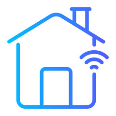 smart home gradient icon
