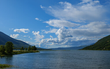 Fototapeta premium Fjords in northern Norway
