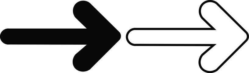  Arrow icon on a transparent background Down arrow vector Bold Black Arrow Vector Icons Set. Directional Arrow Symbols, Curved, Straight, Right Angle, Upward, Left, Circular, Navigation, icon sheet 