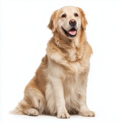 Obraz premium Golden Retriever Portrait , isolated on white background png