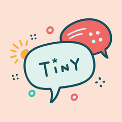 vector illustration of comic speech bubble