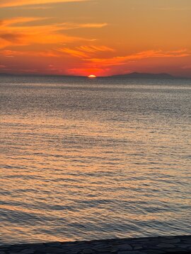 Coucher de soleil &agrave; Mykonos