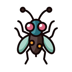 Insect Creature with Padel Ball Eyes