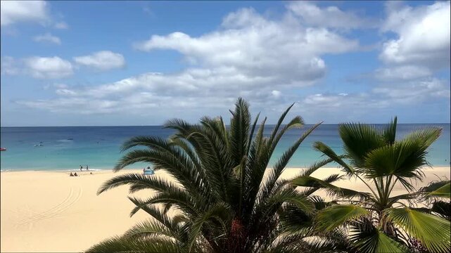 Promenade of the Morro Jable Fuertaventura Canary Island Spain