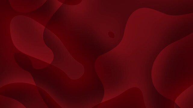 Abstract dark red amorphous blobs suitable for backgrounds, graphic design, textiles, and artistic projects requiring a bold, modern aesthetic.