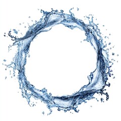 Circular water splash frame (1)