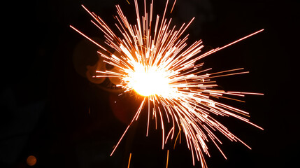 Overheated Broken Iron with Wire Sparks