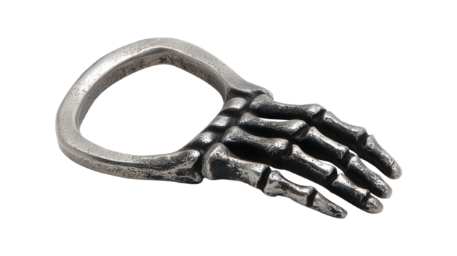 Gothic style creepy skeleton hand accessory for seasonal decoration