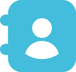 a directory icon in the shape of a person
