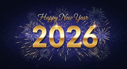 New Year 2026 Midnight Countdown Fireworks Celebration