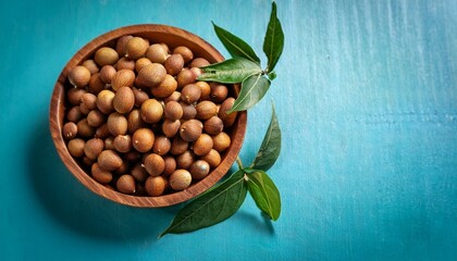 nutritious seeds known as makhana or fox nuts harvested from euryale ferox plants found in asian wetlands and ponds valued for their health benefits and traditional superfood qualities