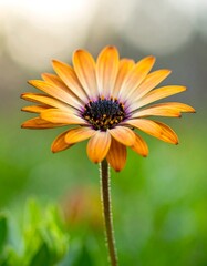 Obraz premium Close-up of vibrant orange flower