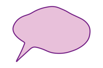 Hand drawn speech bubble Blank empty message box Textbox frame for banners, price tags, stickers, design