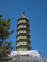 Architecture of Xumifushou Temple in Chengde, Hebei, China