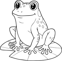 Frog on a Lily Pad