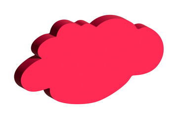 3d speech bubble Blank empty message box Textbox frame for banners, price tags, stickers, design